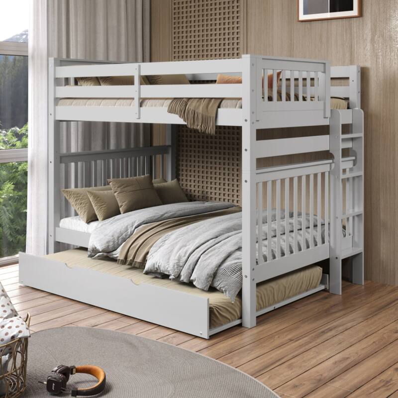 Taylor & Olive Trillium Full over Full Bunk Bed, Full Trundle