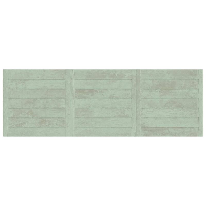 Merola Tile Habanera Decor Verde 11-7/8" x 35-1/2" Fluted Ceramic Wall Tile