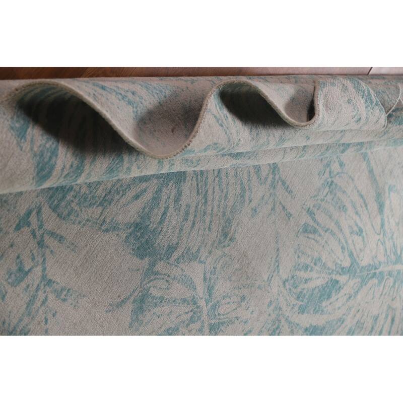 Hand Knotted Oriental 100% Wool Carpet Modern All-Over Beige & Ivories Abstract Area Rug - 8' 0'' X 6' 3''