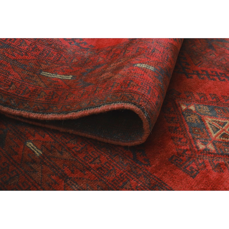 Khal Mohammadi Velma Red/Navy Runner - 2'9" x 9'7"