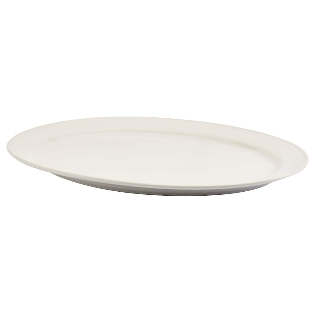 Denmark Tools for Cooks Oval White Ceramic Serving Platter