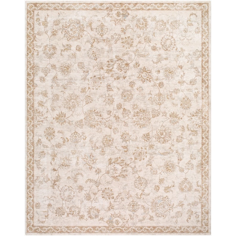 Livabliss Da Vinci Traditional Area Rug - 7'10" x 10'2" - Tan