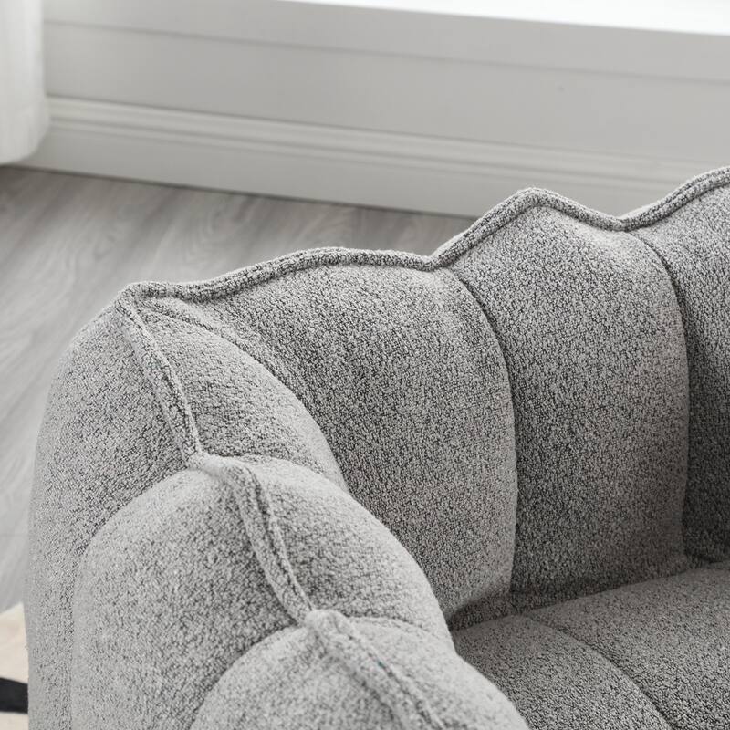 Soft Comfortable Bean Bag Chair with Footstool for living room and bedroom