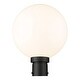preview thumbnail 2 of 4, Laurent 1 Light Outdoor Post Mount Fixture - Black