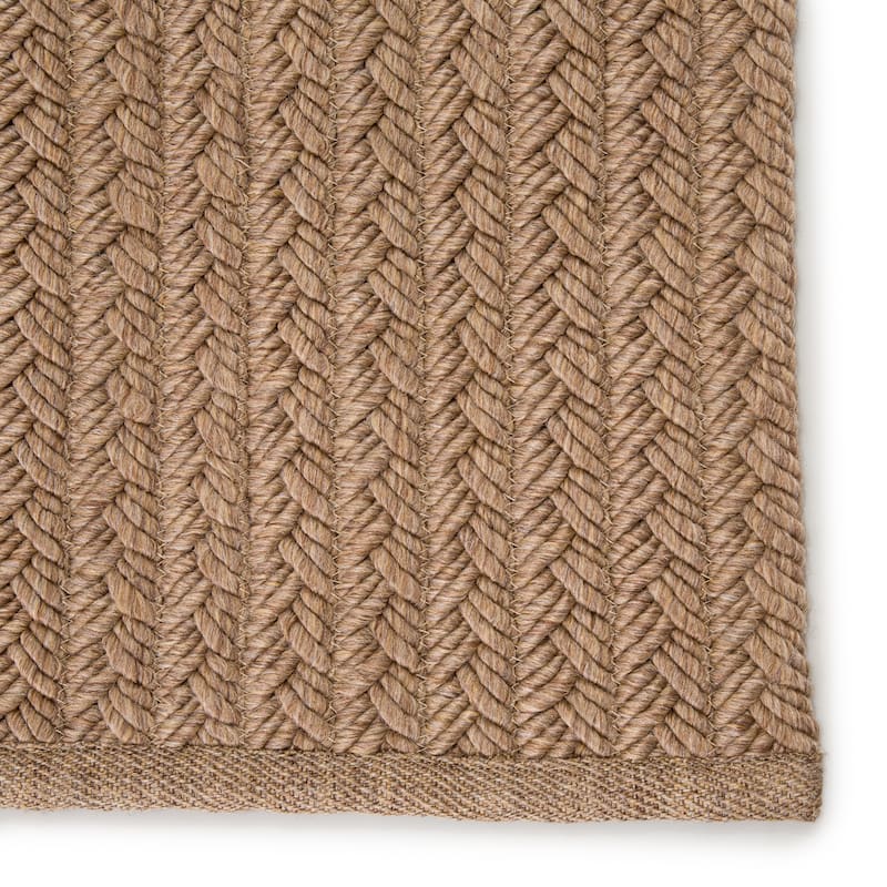 Abad Handmade Indoor/ Outdoor Solid Poly Mix Area Rug by Havenside Home