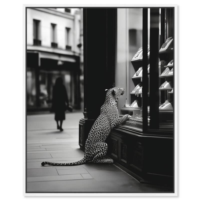 Jewels and Jaws Canvas by Art Remedy - White - 16" x 20"