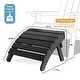 preview thumbnail 3 of 12, WINSOON All Weather HIPS Outdoor Folding Ottoman Adirondack Chair Footrest