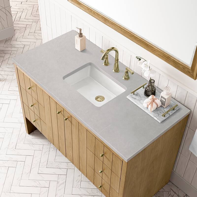 James Martin Vanities Hudson 48" Single Vanity, Light Natural Oak