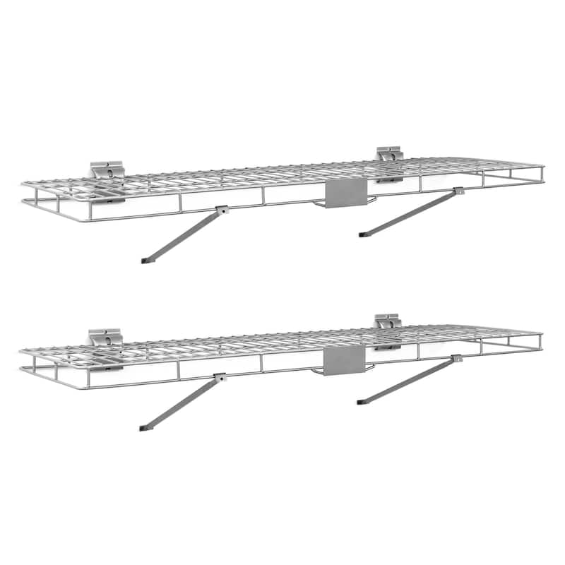NewAge Products 4 ft. Wire Shelves - Pack of 2