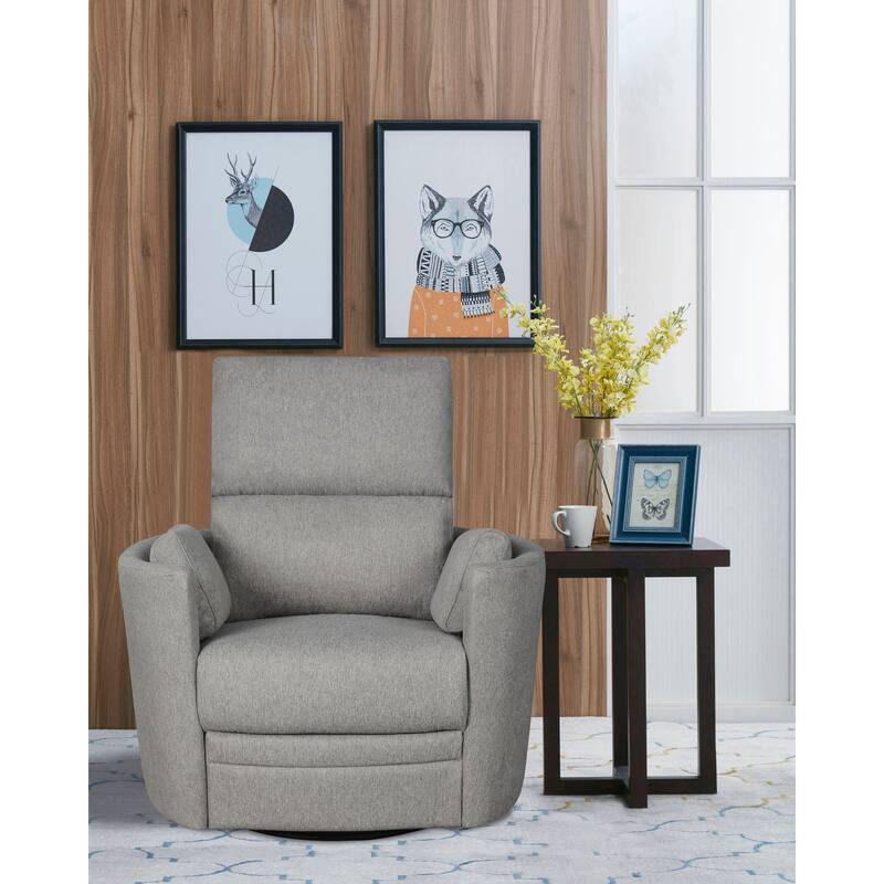 Compass Upholstered Power Swivel Glider