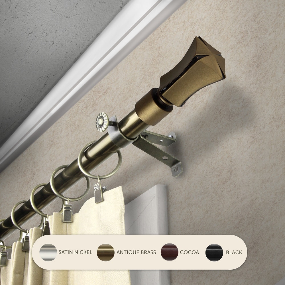 InStyleDesign Tower Adjustable Curtain Rod Set