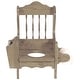 preview thumbnail 13 of 12, Children's Oak Potty Chair Without Lid - Sandstone Stain