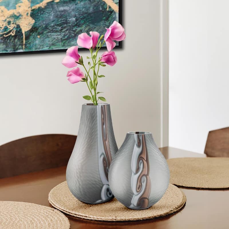 Smooth Vibe Glass Vase- Short