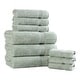 preview thumbnail 88 of 148, Superior Heritage Egyptian Cotton Absorbent 9-Piece Towel Set