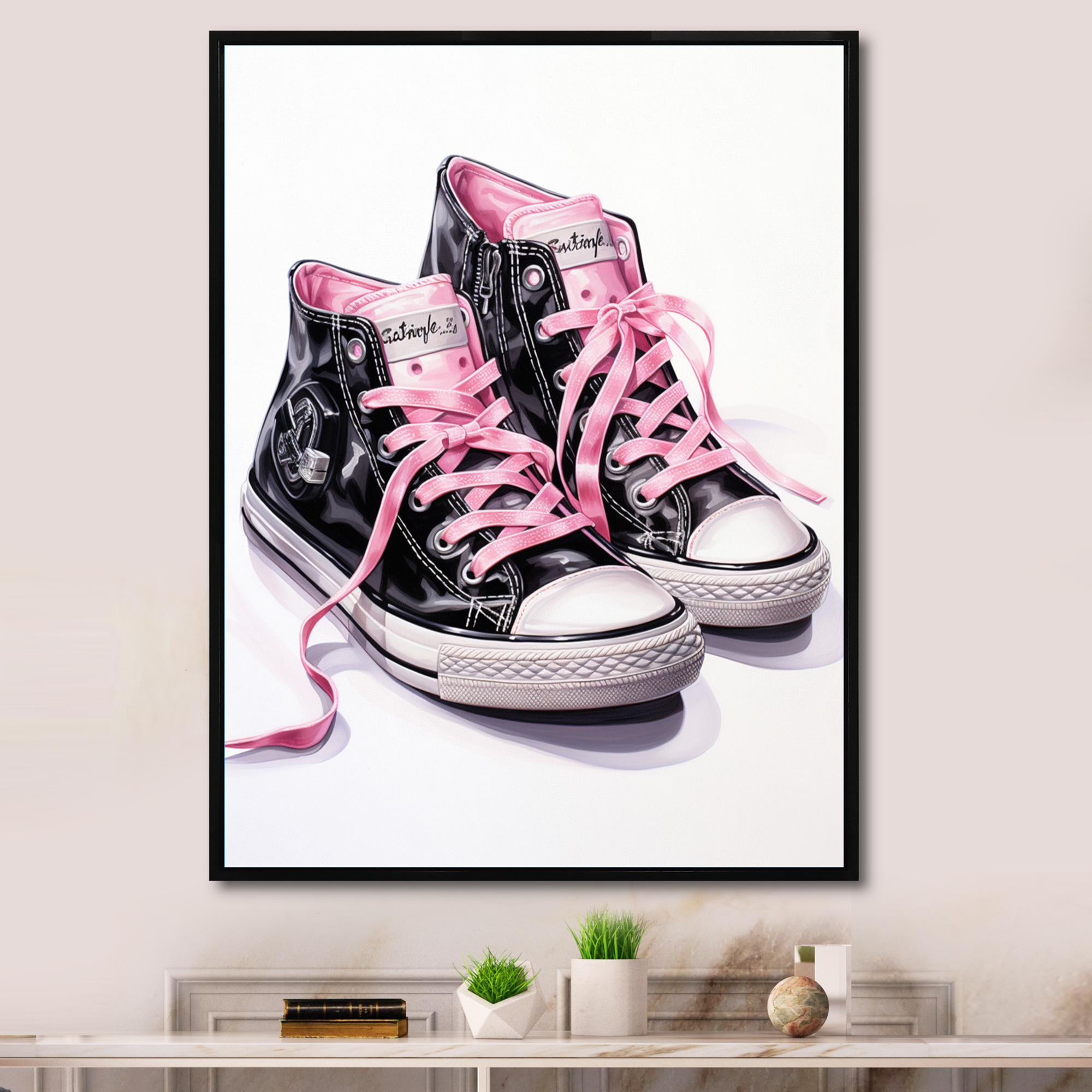 Converse wall art top