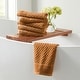 preview thumbnail 8 of 193, Linery & Co. Cotton Diamond Waffle Texture Bath Towels. Hand Towel (Pack of 6) - Copper