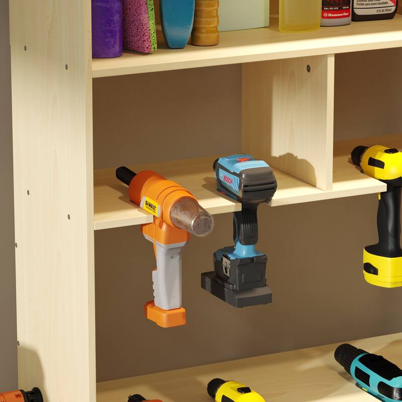 Tool Storage Cabinet 6 Layer Tool Storage Rack with Circular Saw Slot