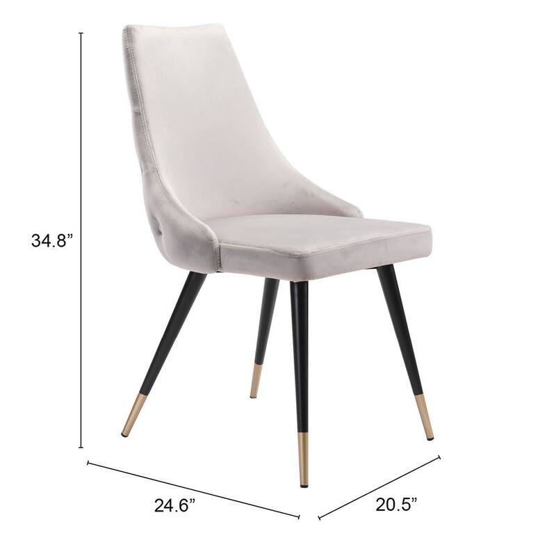 Dining Chair (Set of 2) - Product (in) : 20.5" W x 24.6" D x 34.8" H