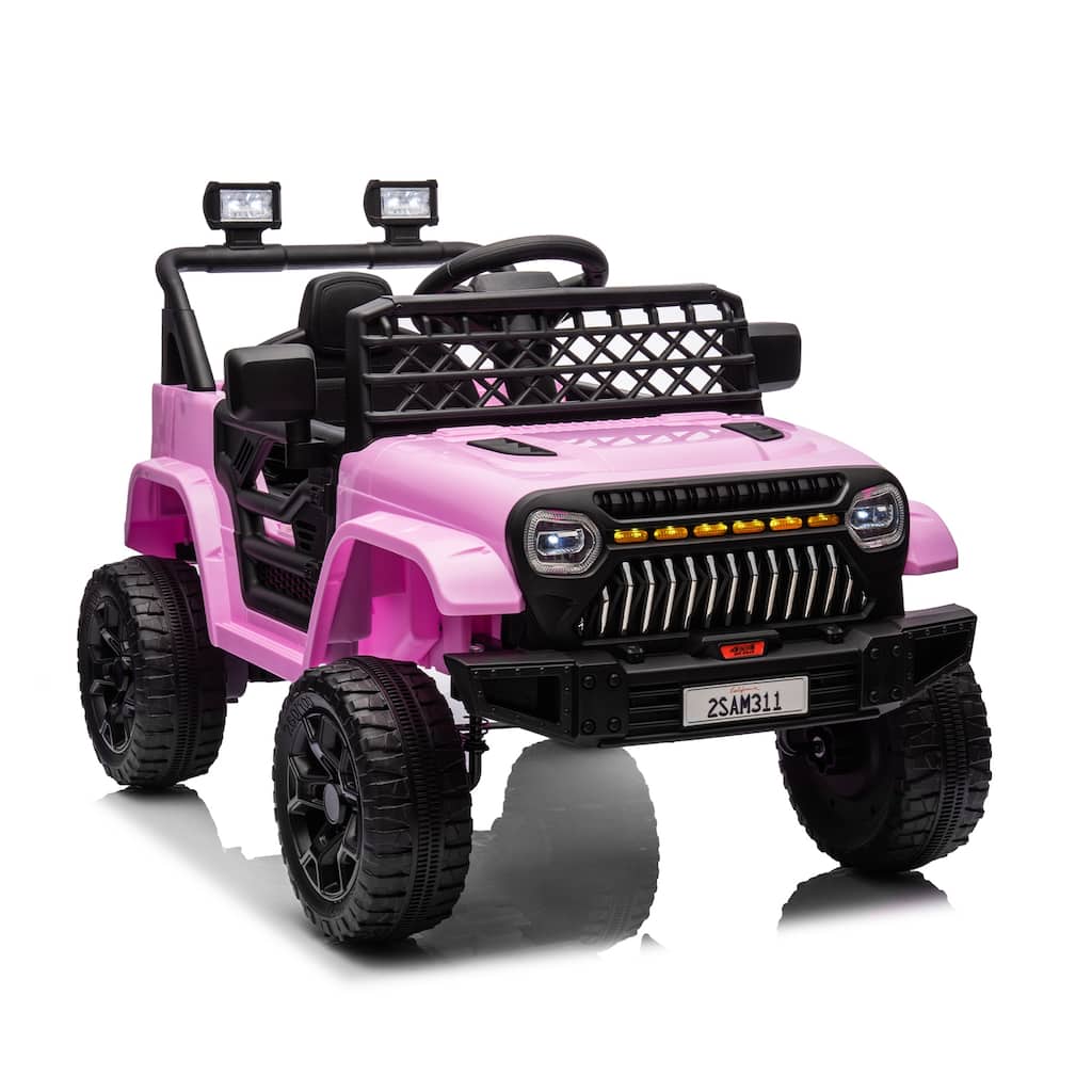Electric 4 Wheel Vehicle Toy, Truck 12V Kids Ride on Car for Toddlers