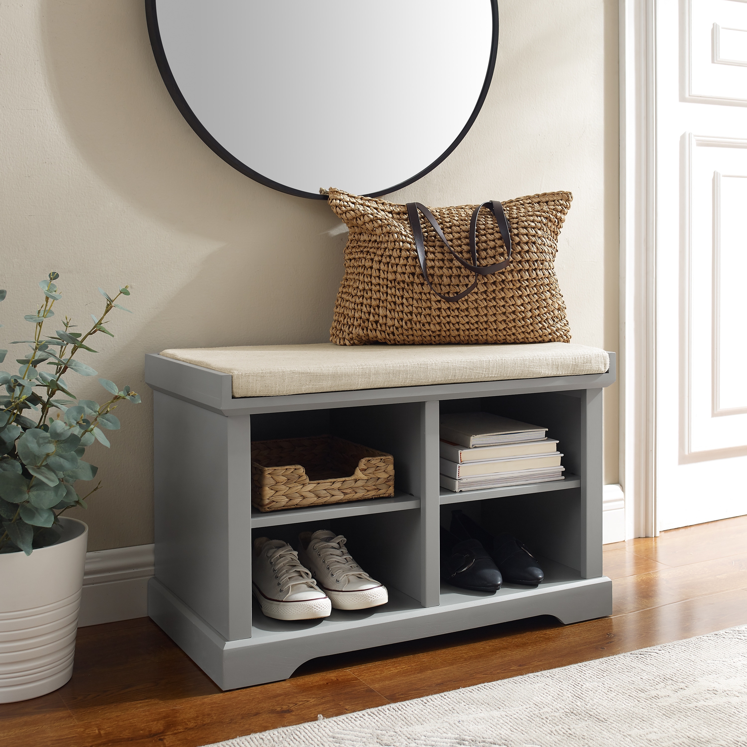 Crosley brennan 2 piece entryway new arrivals bench shelf set