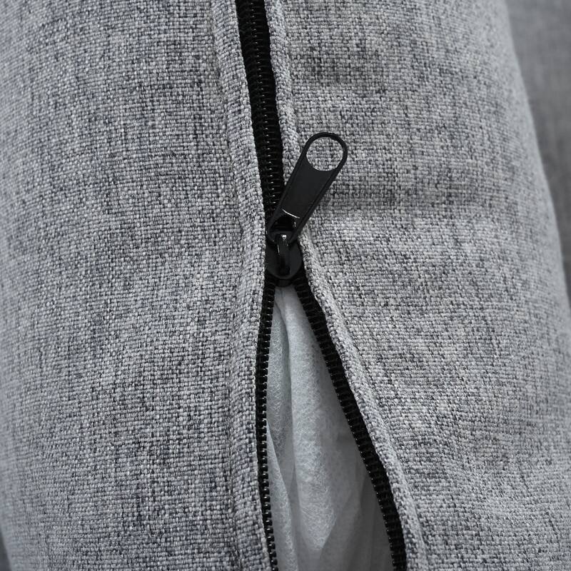 U-Shaped 6-Piece Sectional Sofa with Movable Ottomans Modular Design Soft Chenille Fabric for Versatile Seating