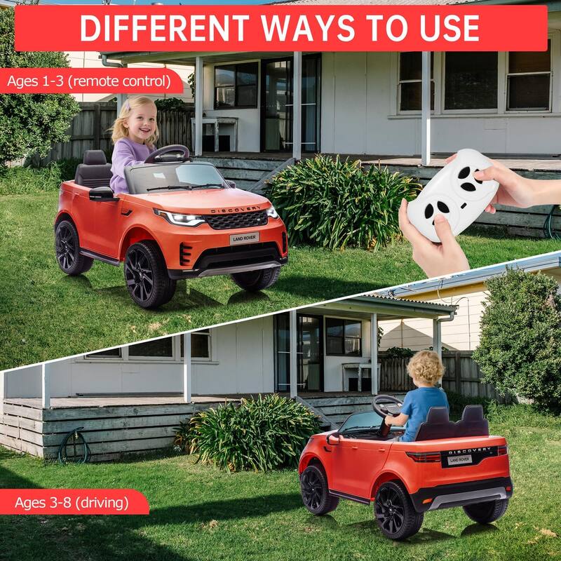 12V Licensed Land Rover 2 Seater Ride on Car for Kids
