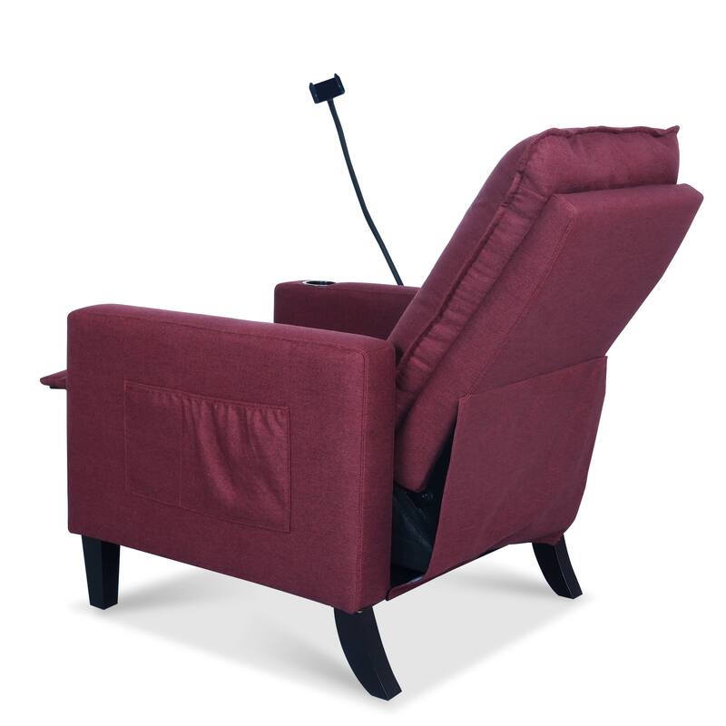 Recliner Chair with Cup & Phone Holder