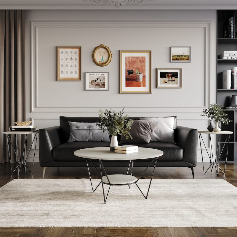 CraftPorch Classic 3- Pieces Coffee Table Set