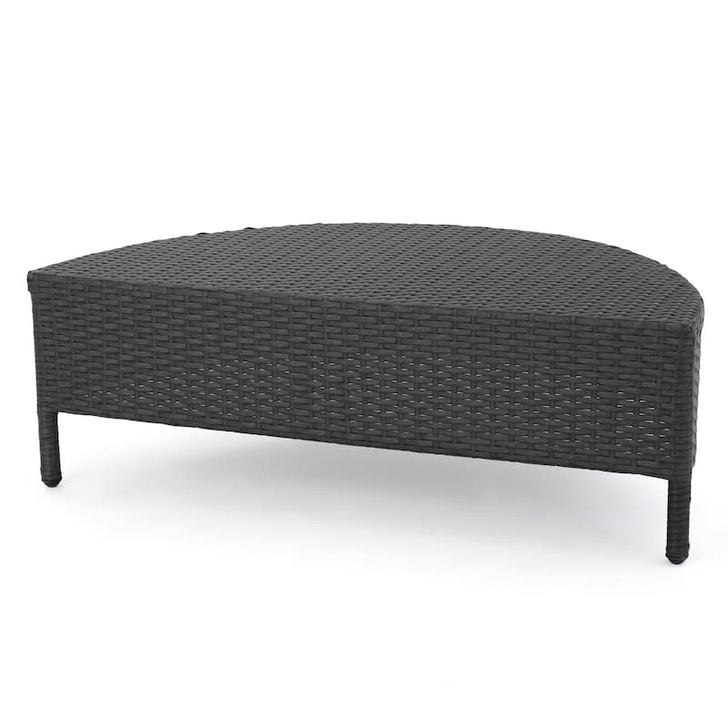 Newton Outdoor 4-seater Sectional Sofa Set by Christopher Knight Home
