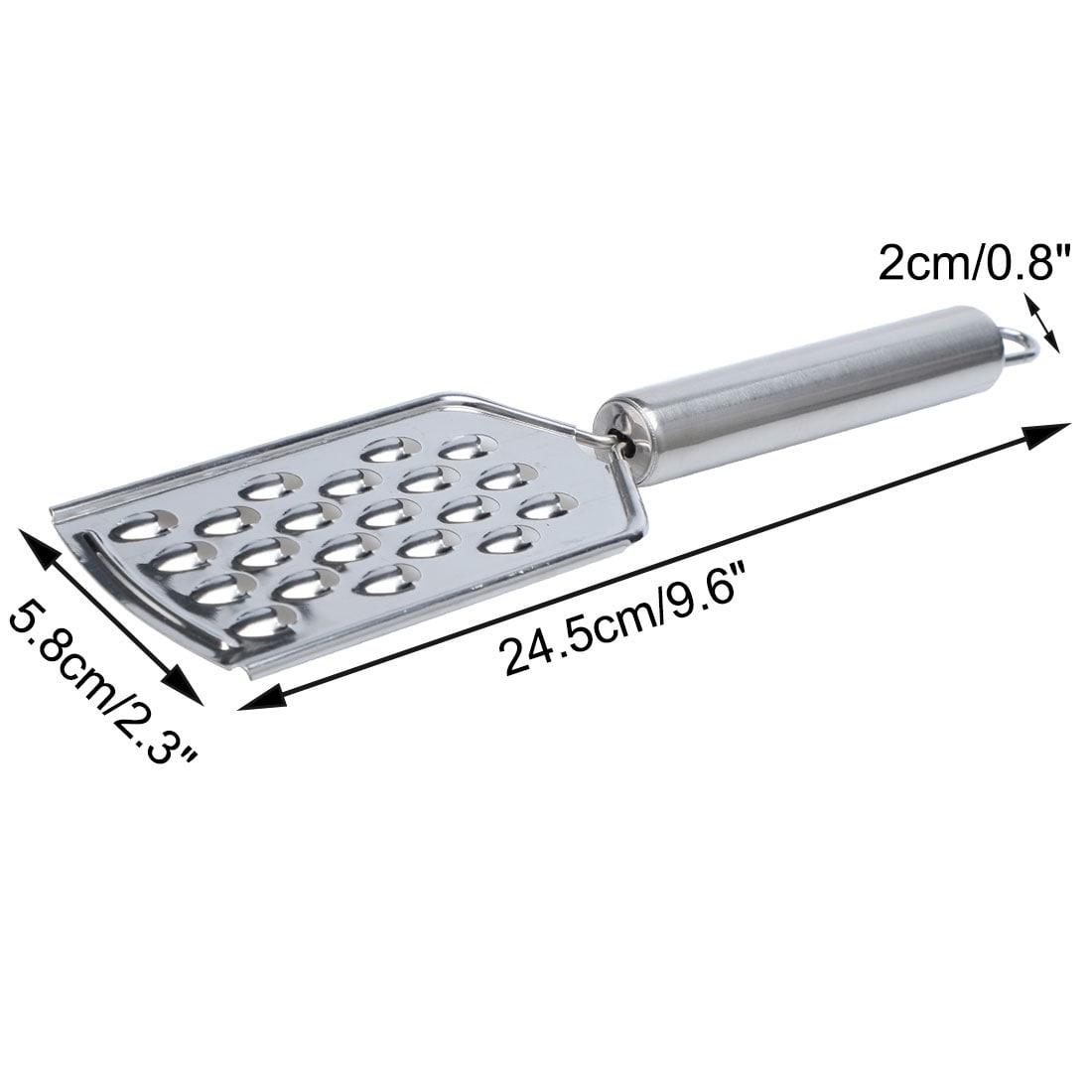 Stainless Steel+PP Cheese Grater Blade Kitchen Gadgets Chocolate Grater DIY  Butter Food Mill Cheese Grater Slicer(Black)