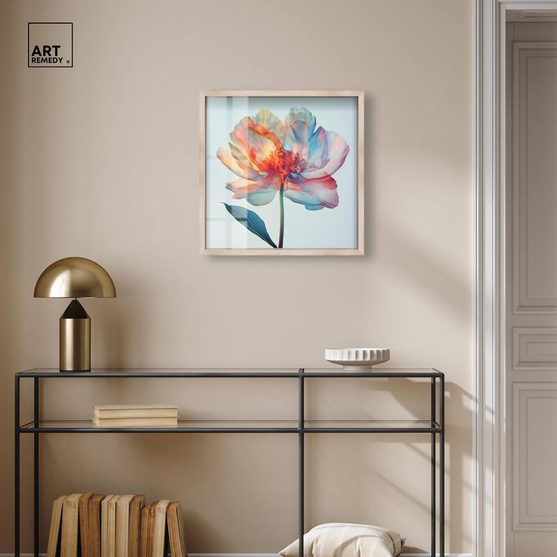 Peony Phases Shadowbox by Art Remedy