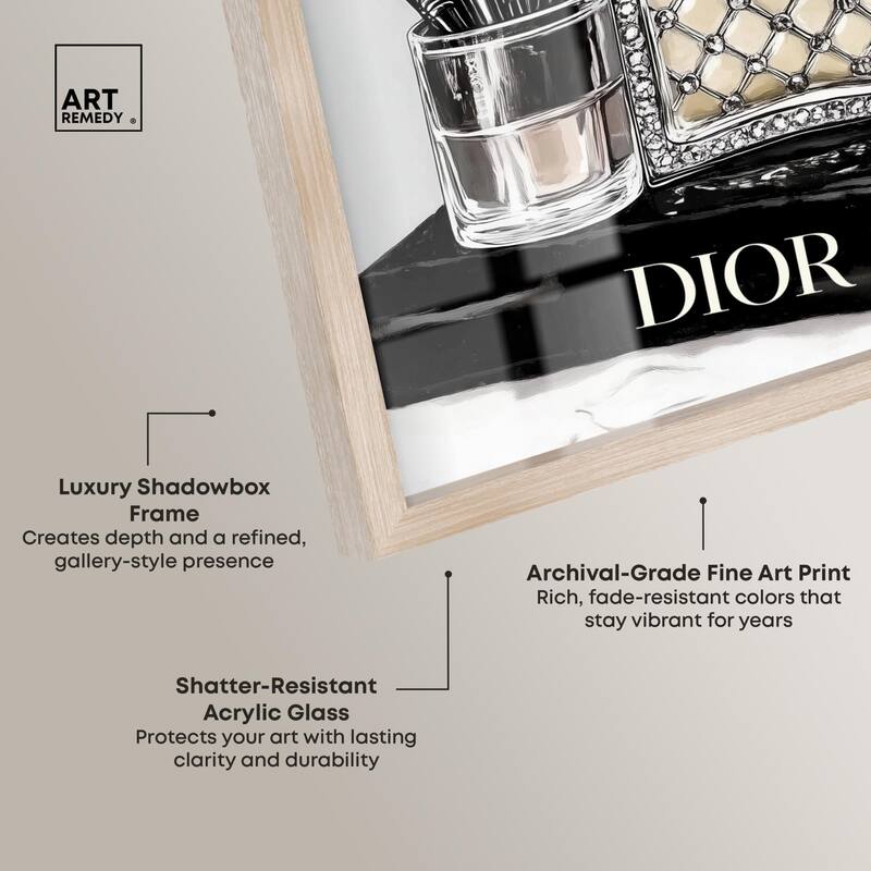 Classy Ink Glam Setup Shadowbox by Art Remedy