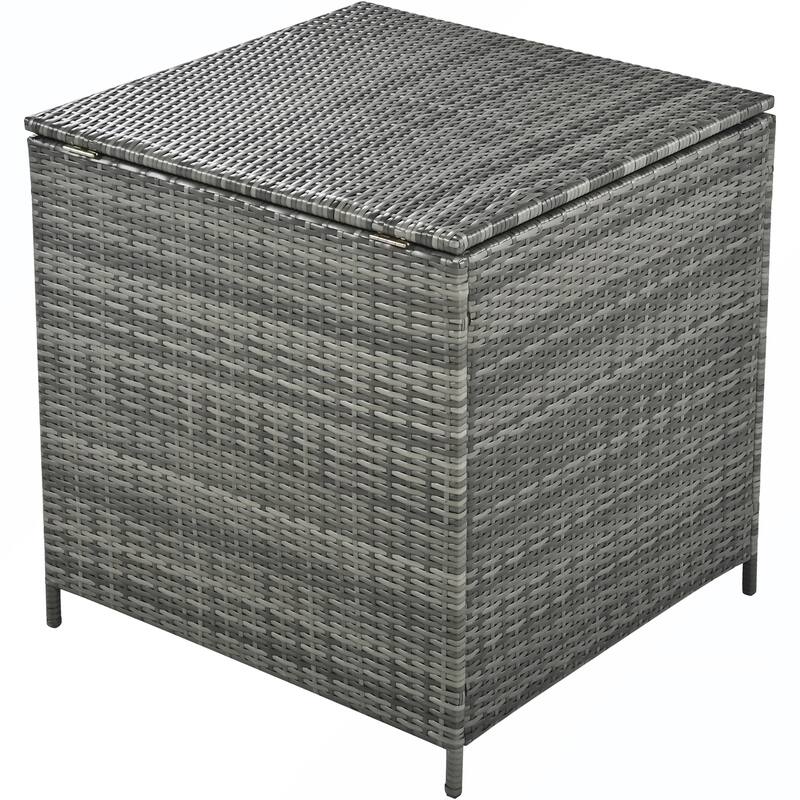 6PCS PE Rattan Sofa Set With Storage Box