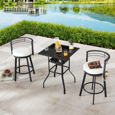Patio Festival Jakenzie Square 2-Person Outdoor Dining Set