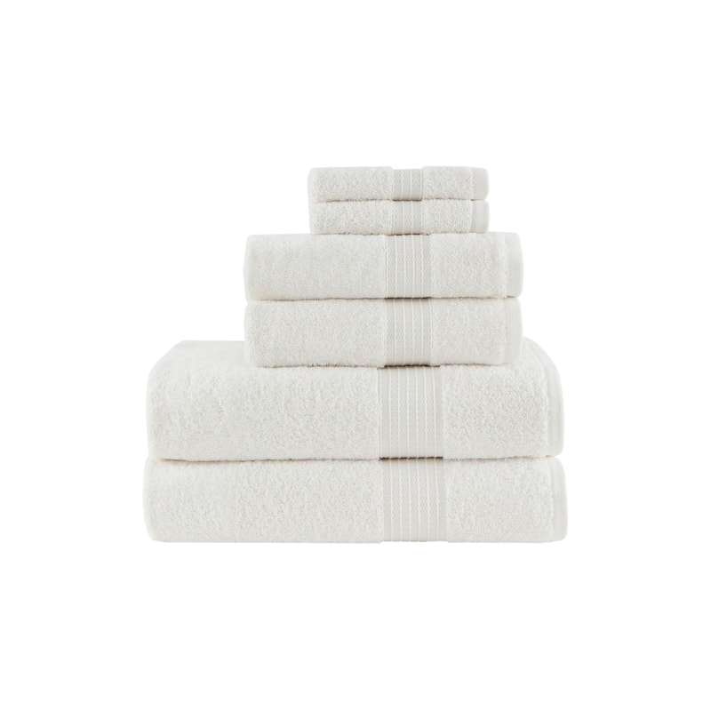 Madison Park Organic 6 Piece Cotton Towel Set