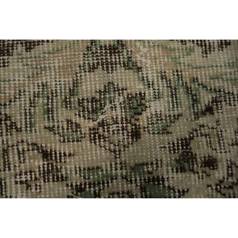Hand Knotted Oriental 100% Wool Carpet Transitional Floral Beige & Ivories Anatolian Area Rug - 8' 11'' X 6' 6''