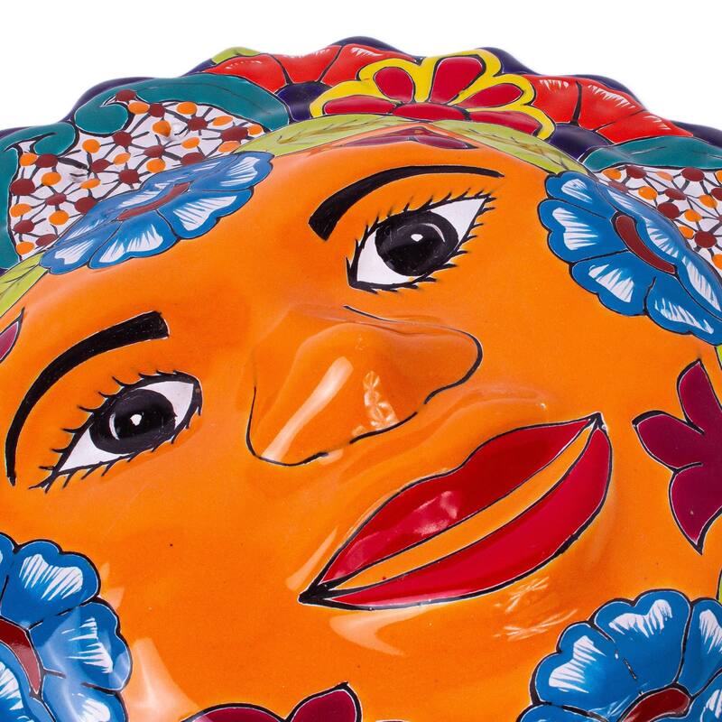 Novica Handmade Sunshine Ceramic Wall Plaque