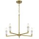 preview thumbnail 9 of 8, Minka Lavery 1457 Oro District 5 Light 23" Wide Vantage Chandelier