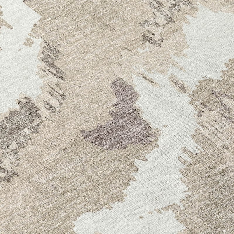 Machine Washable Indoor/ Outdoor Chantille Ombre Abstract Rug