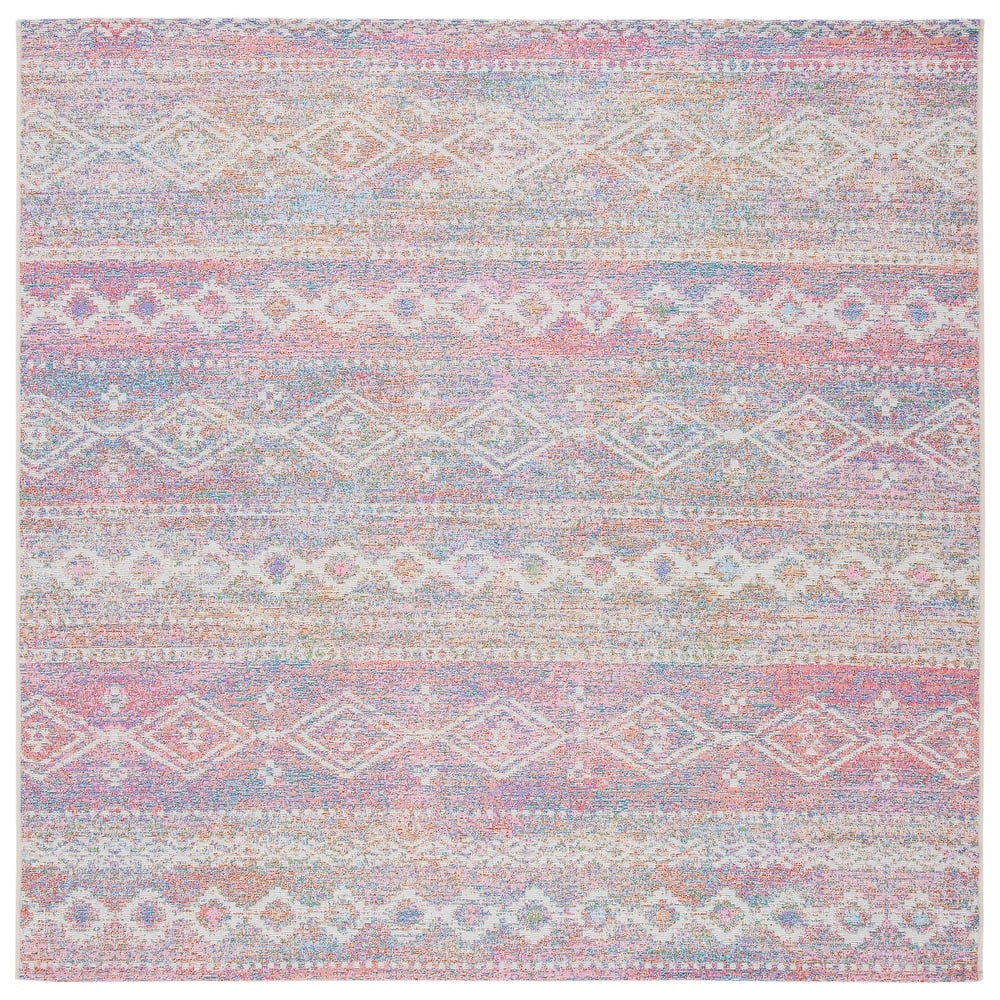 SAFAVIEH Summer Anjan Boho Indoor/ Outdoor Waterproof Patio Backyard Rug