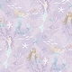 preview thumbnail 3 of 8, Galerie Wallcoverings Tiny Tots 2 Mermaids Non-woven Glittery Wallpaper Roll 33 feet x 21 inches - Purple/Turquoise/Glitter