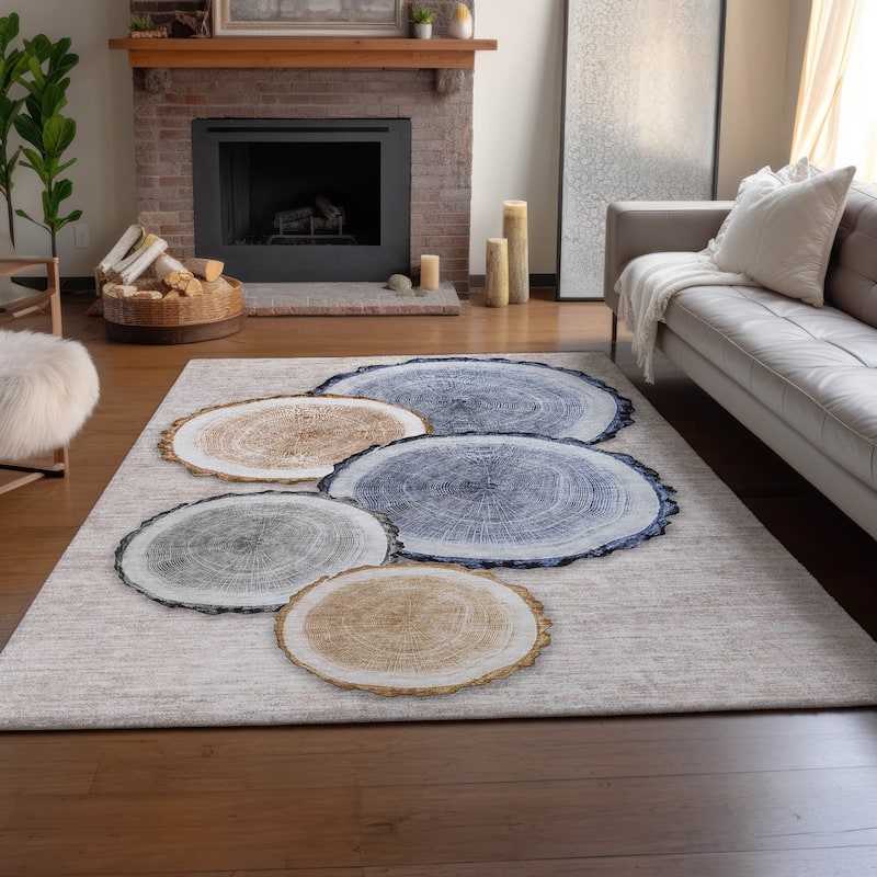 Premium Washable Super Soft Modern Grain Mayfield Rug