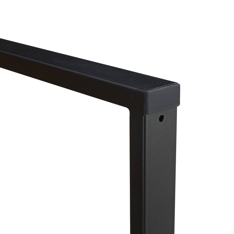 Table and chair set,with faux leather backrest cushion and metal legs