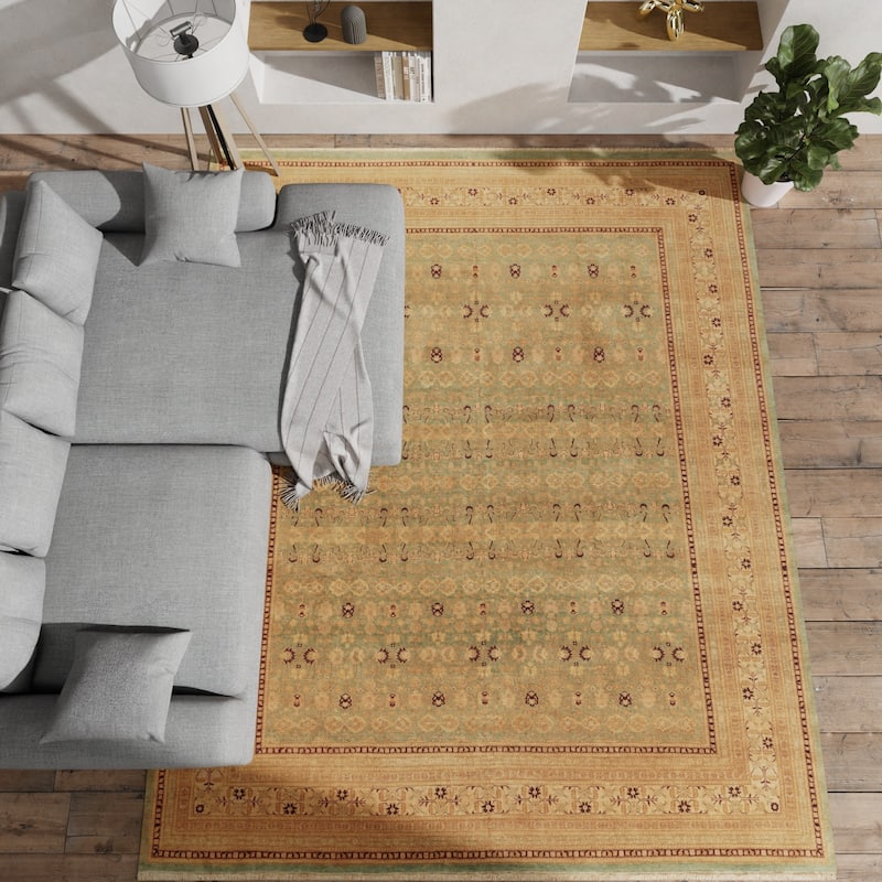 SAFAVIEH Couture Hand-knotted Heirloom Aliyah Traditional Oriental Wool Rug with Fringe