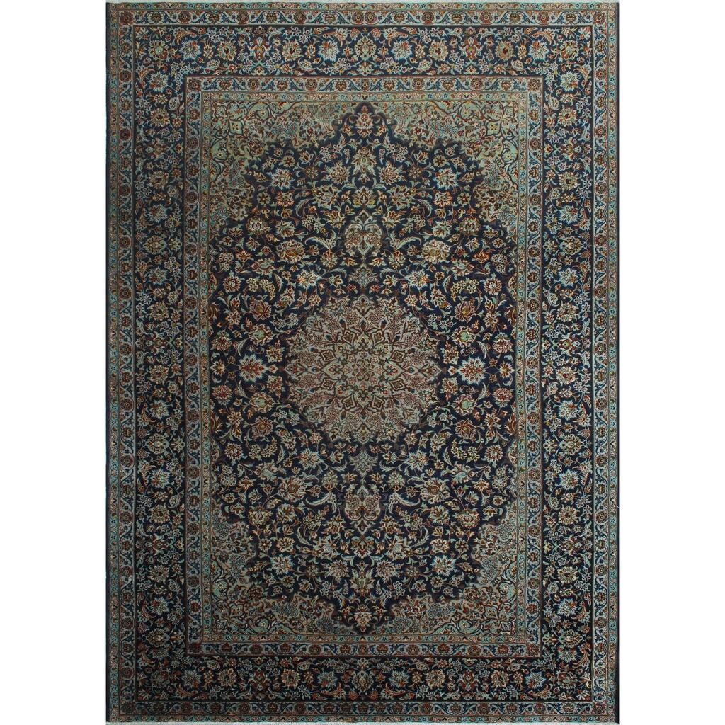 Noori Rug Fine Vintage Rebecca Navy/Ivory Rug - 11'2" x 16'7"