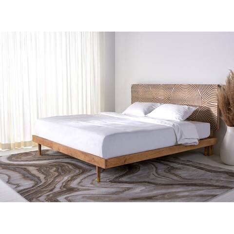 SAFAVIEH Couture Dalvin Wood Platform Bed