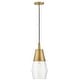 preview thumbnail 3 of 3, Lark 83397 Livie 1 Light 8" Wide Mini Pendant / Semi-Flush Ceiling