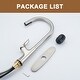 preview thumbnail 20 of 21, Kitchen Sink Faucet Single-Handle Pull-Out Sprayer Kitchen Faucet