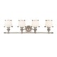 preview thumbnail 2 of 0, Hudson Valley Lighting Milton 4 Light 34" Wide Bathroom Vanity Light Polished Nickel