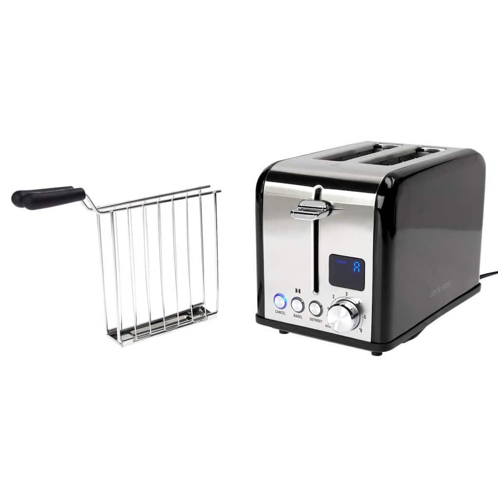 Curtis Stone Digital 2-Slice Toaster with Sandwich Cage Refurbished